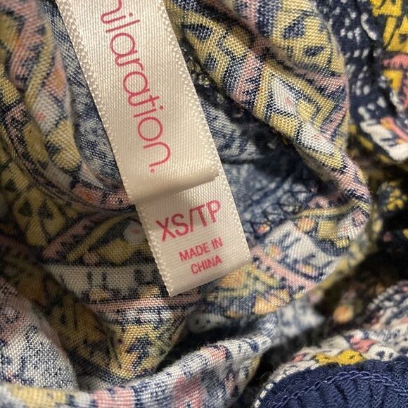 Boho patchwork wide leg jumpsuit XS - Picture 7 of 8